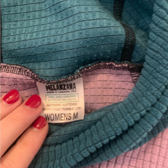 Women’s Melanzana Microgrid Hoodie size Medium - Picture 5 of 8